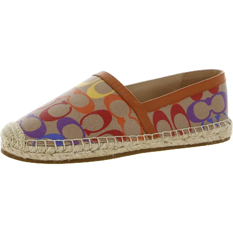 Coach Womens Collins Pride Slip On Casual Espadrilles