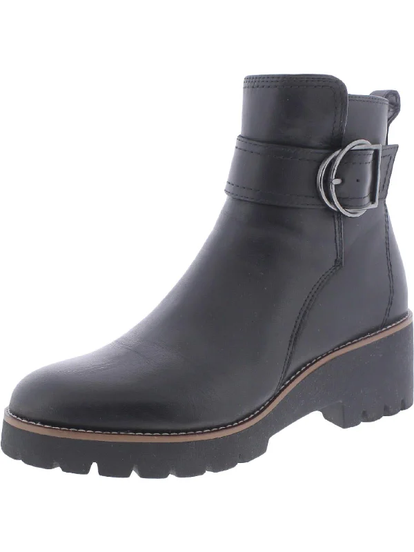 Dagger Womens Leather Waterproof Ankle Boots