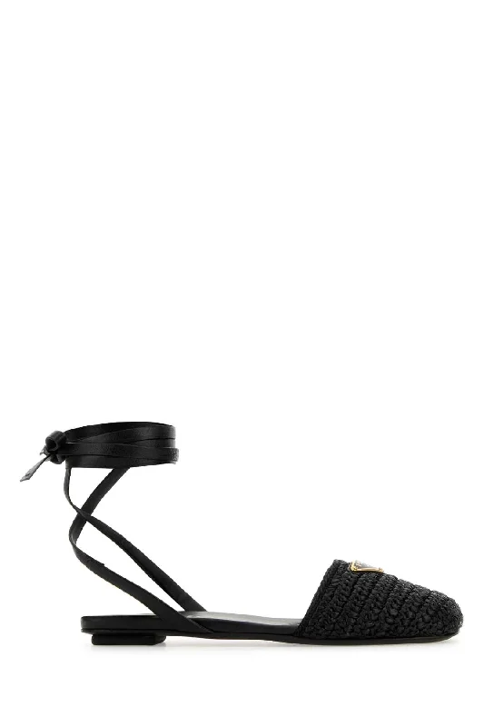 PRADA Raffia Sandals for Women - Stylish and Comfortable