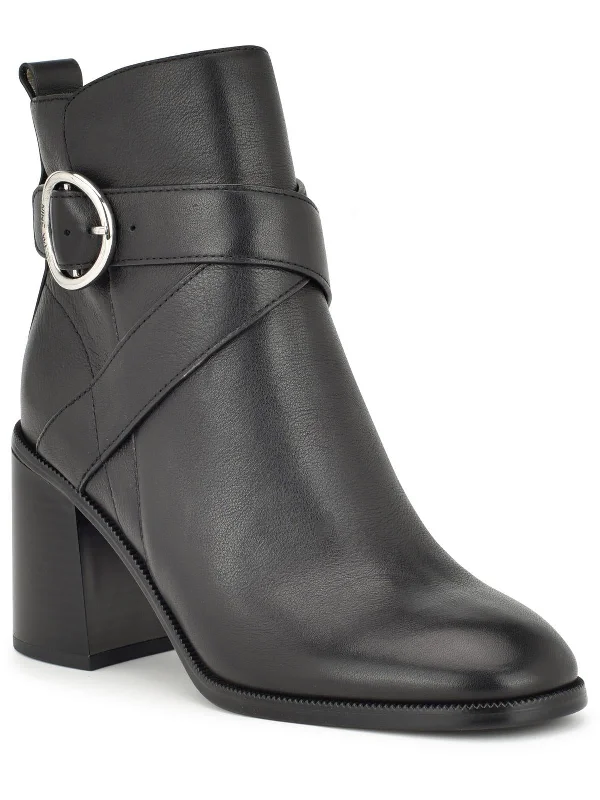 Womens Leather Dressy Ankle Boots