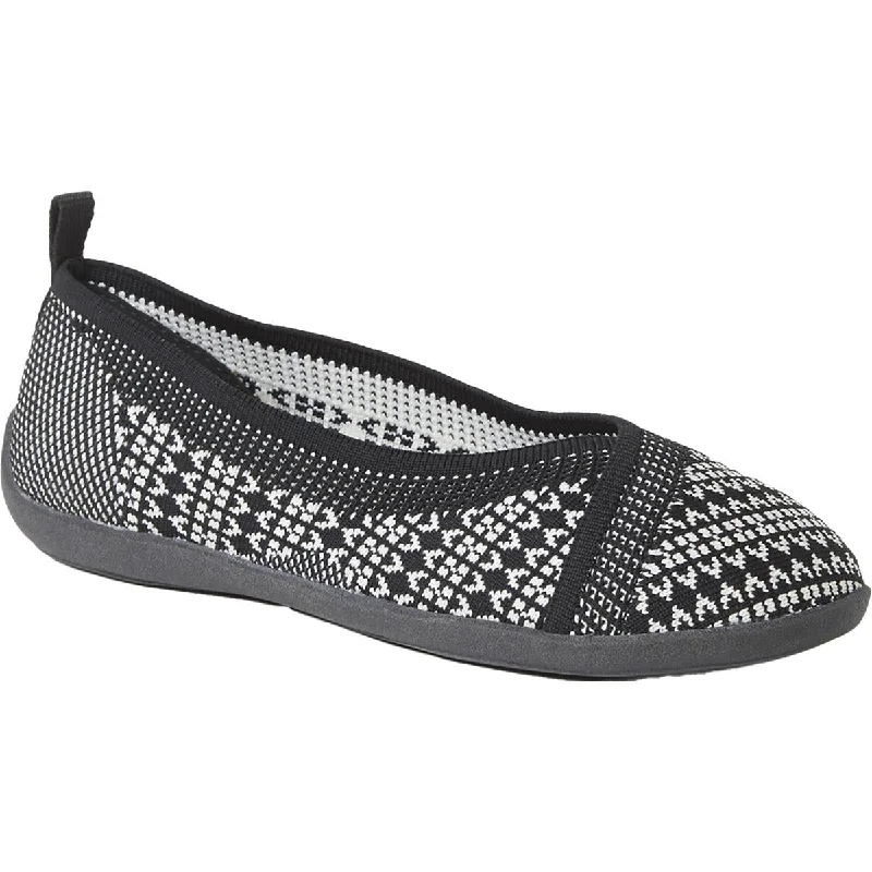 Dearfoams Womens Flat Slip On Ballet Flats