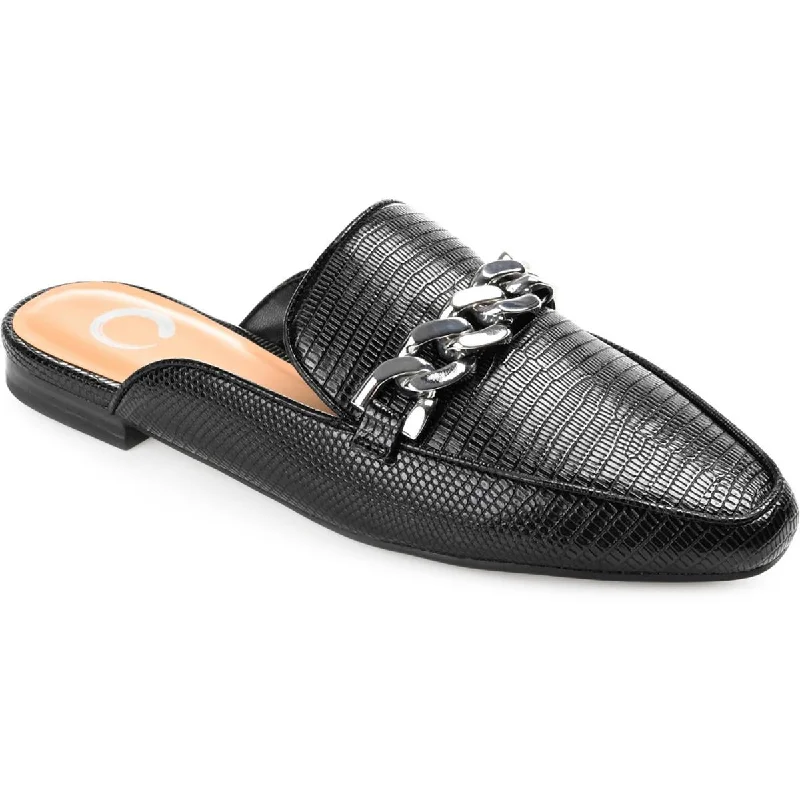 Journee Collection Womens Hazina Faux Leather Mules