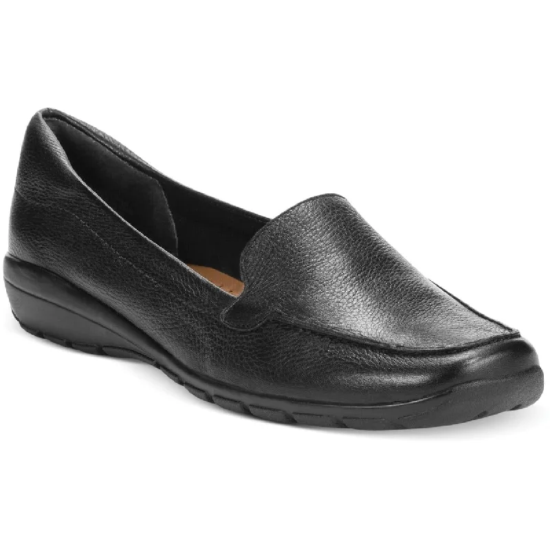 Easy Spirit Womens Abide 8 Leather Slip On Loafers