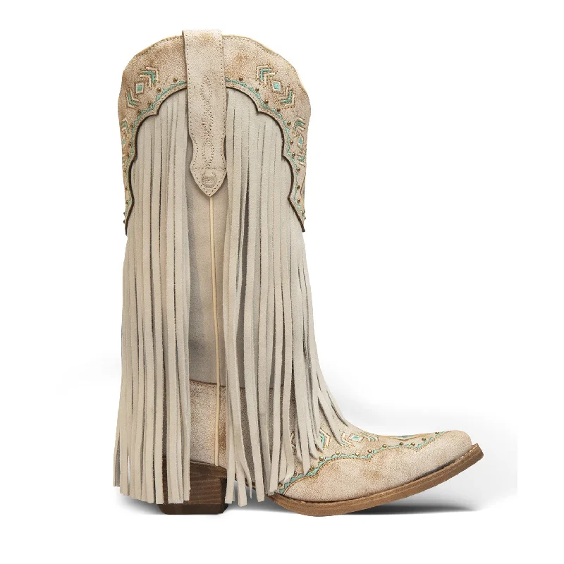 Franny Leather Cowgirl Boots - Classic Western Style & Comfort By Buck & Brana fra