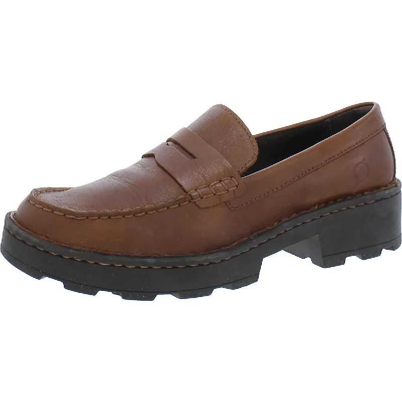 Born Womens Carrera Leather Loafers