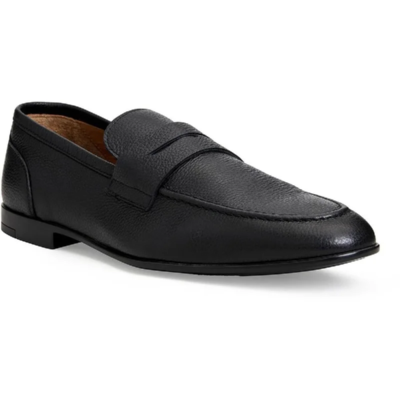 Bruno Magli Mens Leather Slip on Loafers