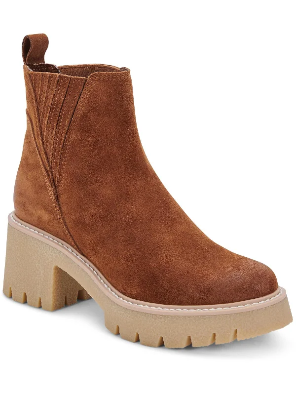 Harte H2O Womens Lugged Sole Lugged Chelsea Boots