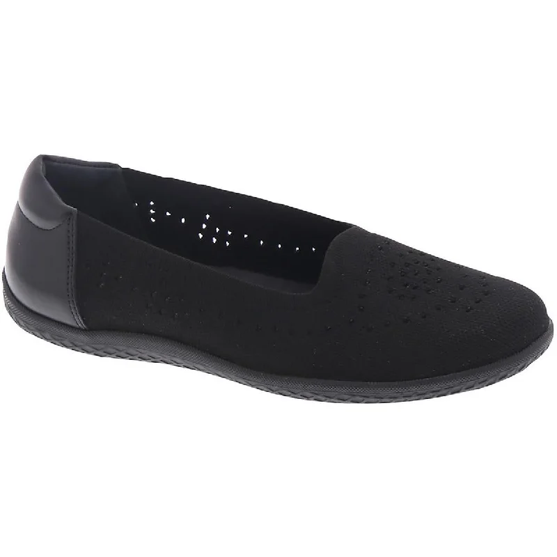 David Tate Womens Isabela Slip On Flat Loafers