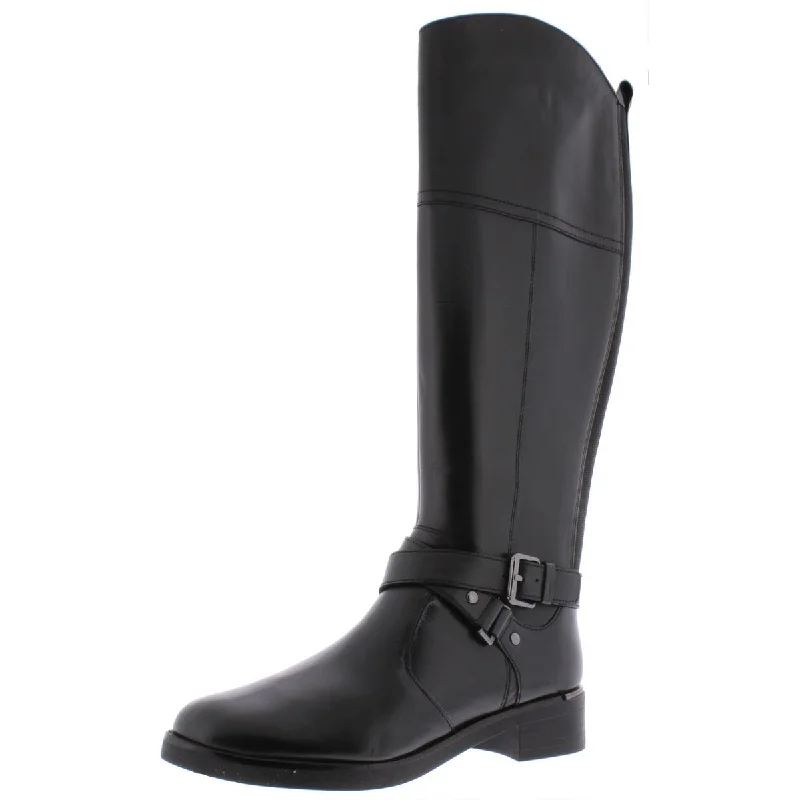 Jimani Womens Leather Knee-High Riding Boots