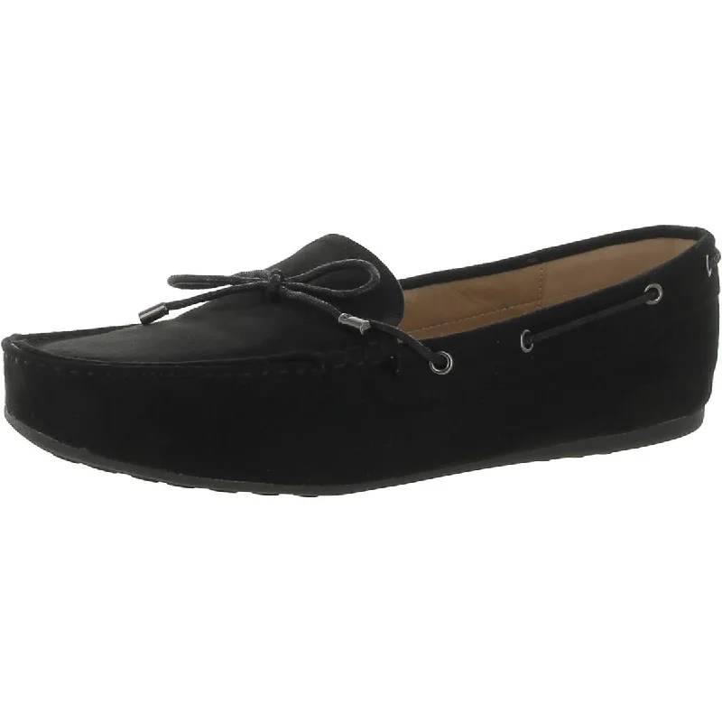 Journee Collection Womens Faux Suede Slip On Moccasins