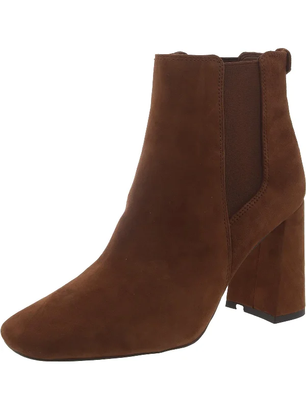 Chiara Womens Suede Ankle Chelsea Boots