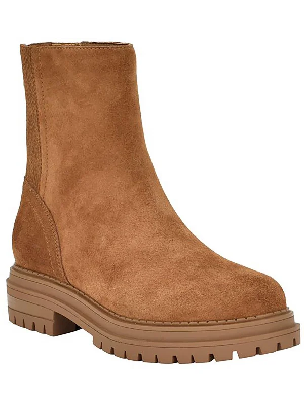 Greg Womens Suede Ankle Ankle Boots