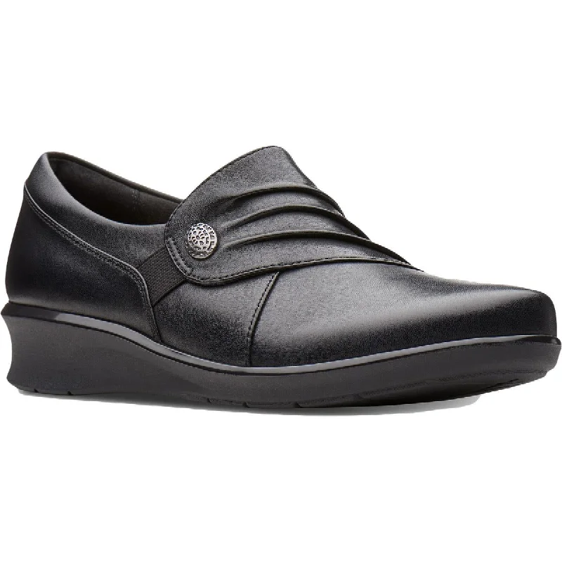 Clarks Womens Hope Roxanne Leather Slip On Fashion Loafers