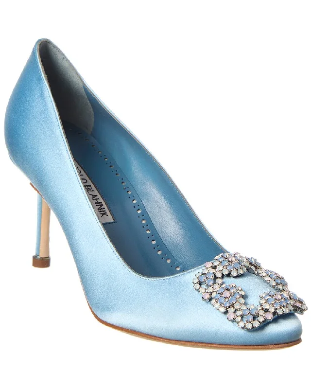 Manolo Blahnik Hangisi 70 Satin Pump