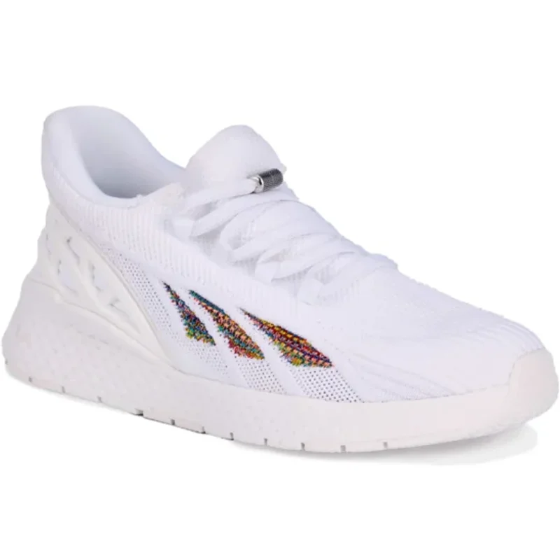 Drew Halo Women's Step-In Sneaker - White Mesh Combo