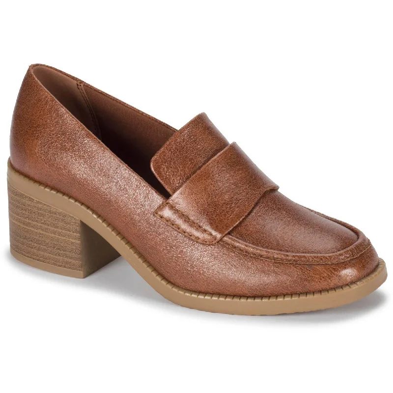 Baretraps Womens Accord Faux Leather Slip-on Loafers