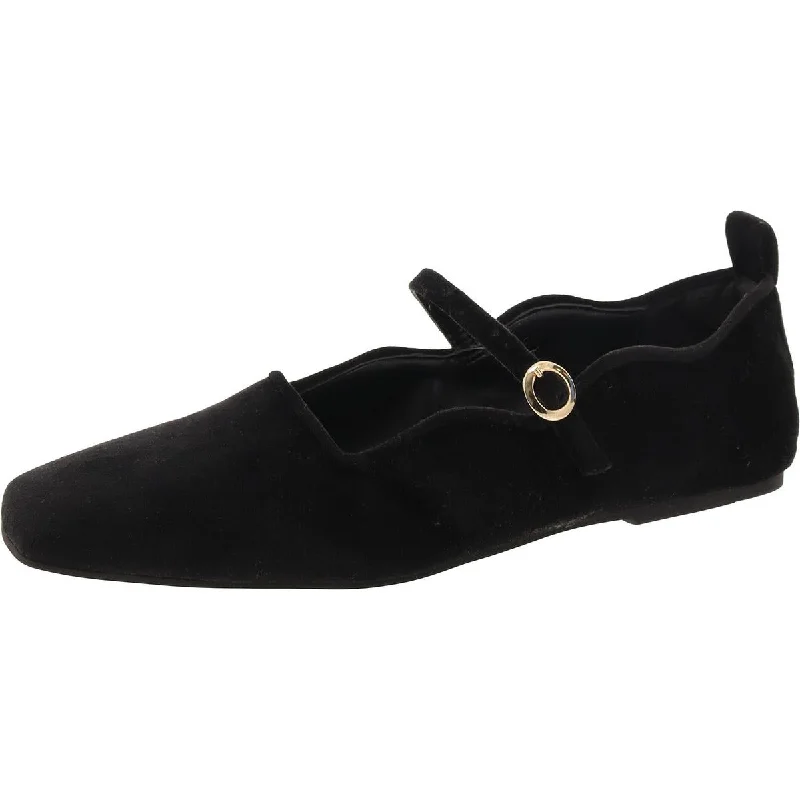 FARM Rio Womens Velvet Buckle Mary Janes