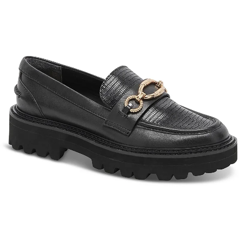 Dolce Vita Womens Mambo Leather Slip On Loafers