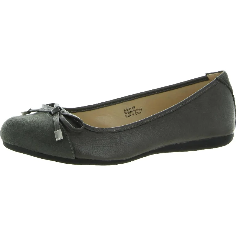 Bellini Womens Sloop Toe Cap Dressy Ballet Flats