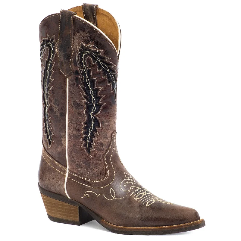 Women's Cowgirl Leather Boots By Forastero