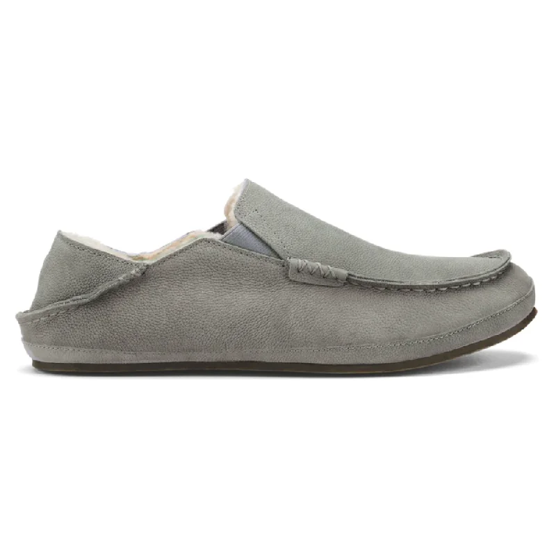 OluKai Moloa Sharkskin Grey Slipper (Men's)