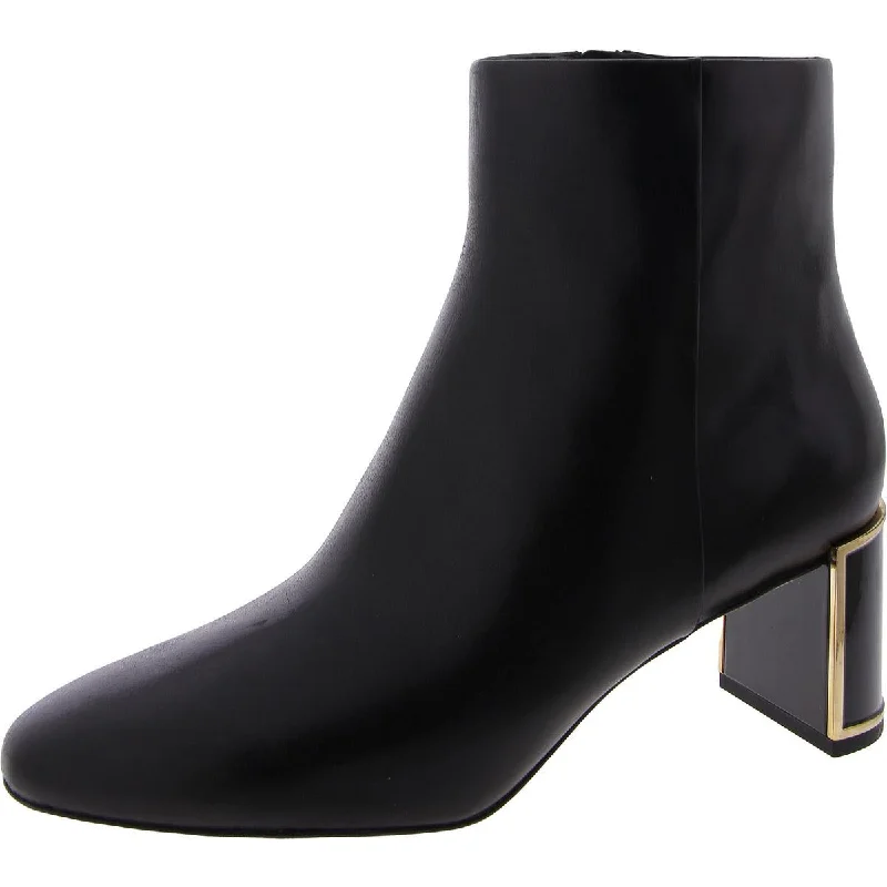 MERRITT BOOTIE Womens Faux leather Block heel Ankle Boots