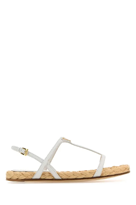 PRADA Elegant Leather Sandals for Women