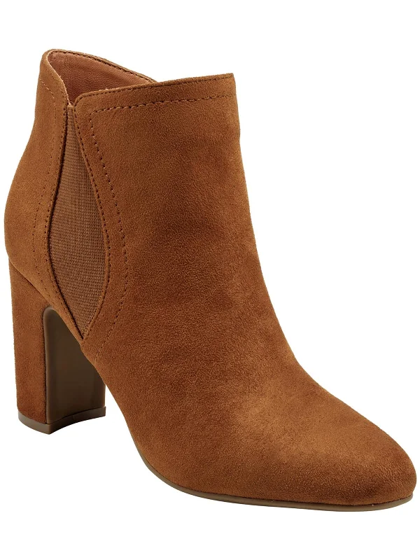 Kella 2 Womens Faux Suede Side Zip Ankle Boots