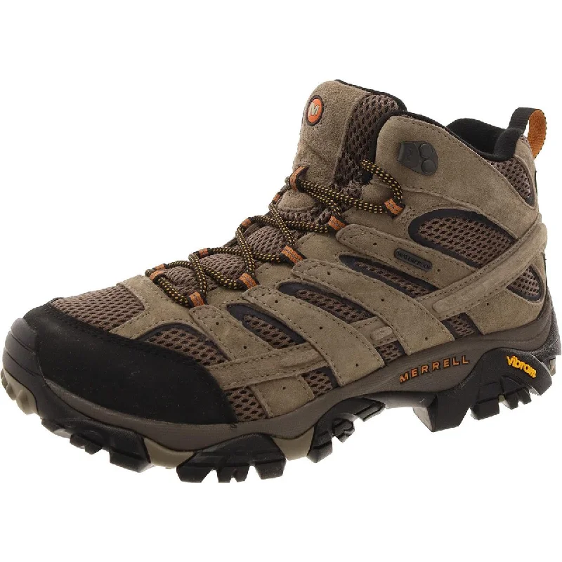 Moa 2 Mid WP Mens Leather Mesh Inset Hiking Boots