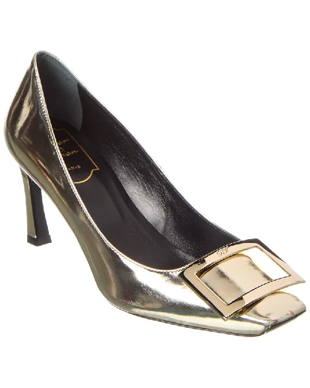 Roger Vivier Trompettet Leather Pump