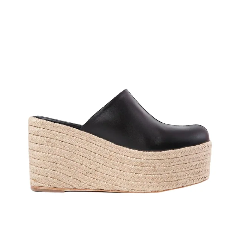 Sacha Platform Clog In Black