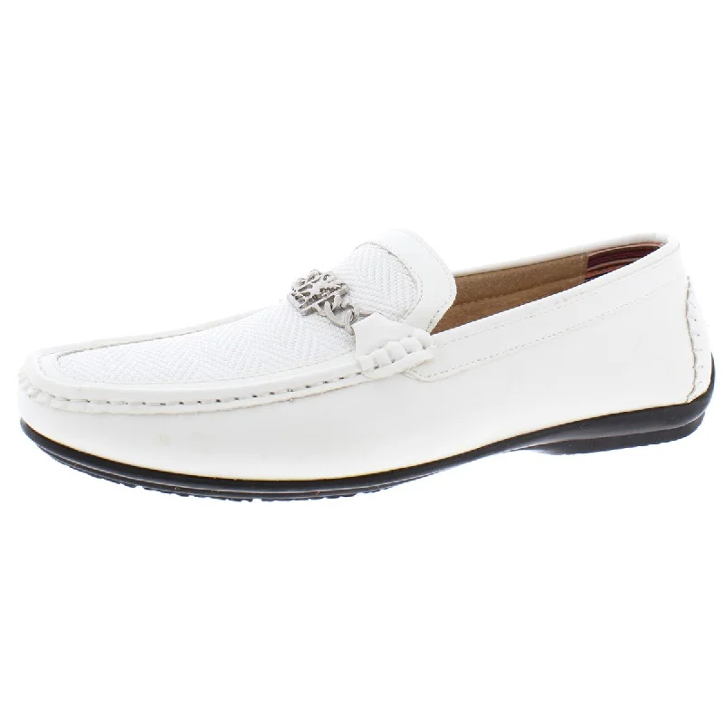 Stacy Adams Mens Cygnet Leather Slip-On Loafers