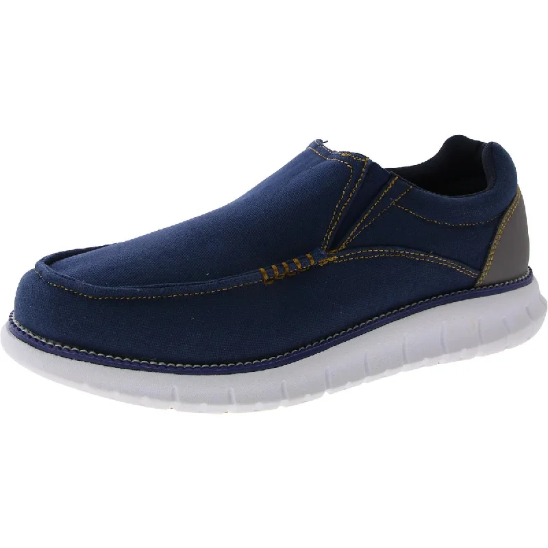 SVNKE Mens Canvas Comfort Loafers