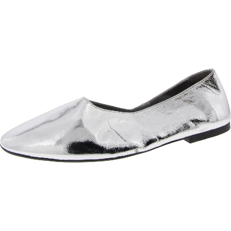 JC Play by Jeffery Campbell Womens Leather Flat Ballet Flats