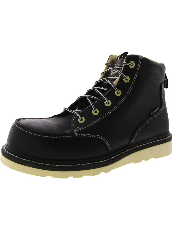 Womens Leather Carbon Fiber Toe Work & Safety Boots