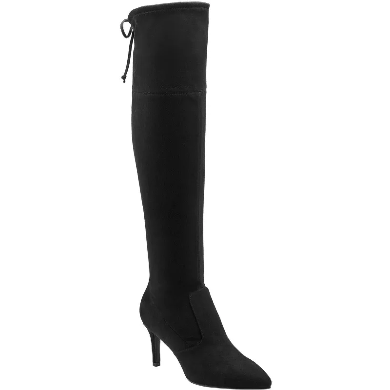 Galyce Womens Faux Suede Tall Knee-High Boots