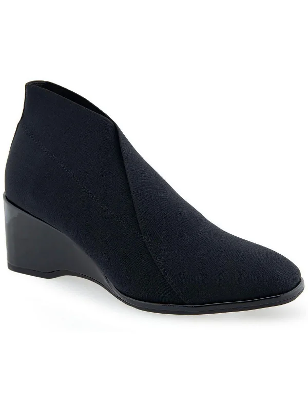 Womens Man Made Wedge Ankle Boots