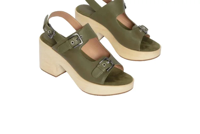 Women's Astor Clog In Green