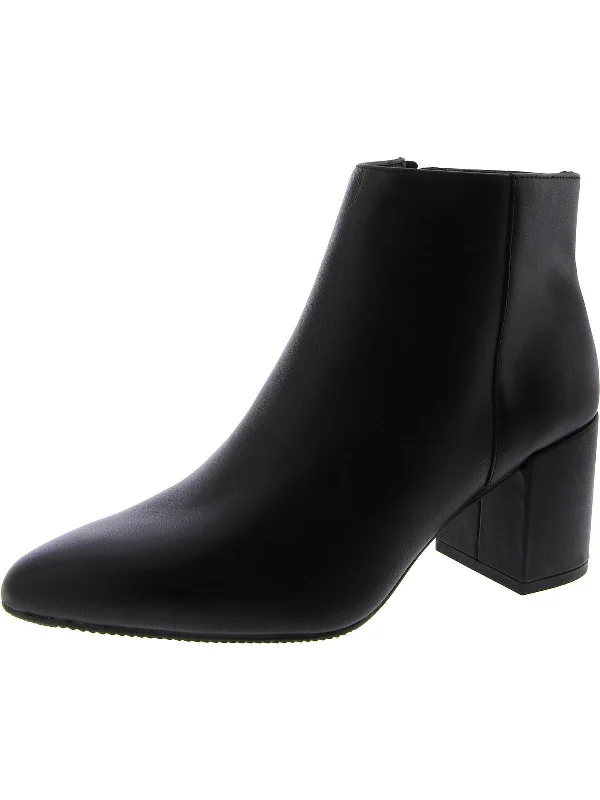 Womens Leather Waterproof Ankle Boots