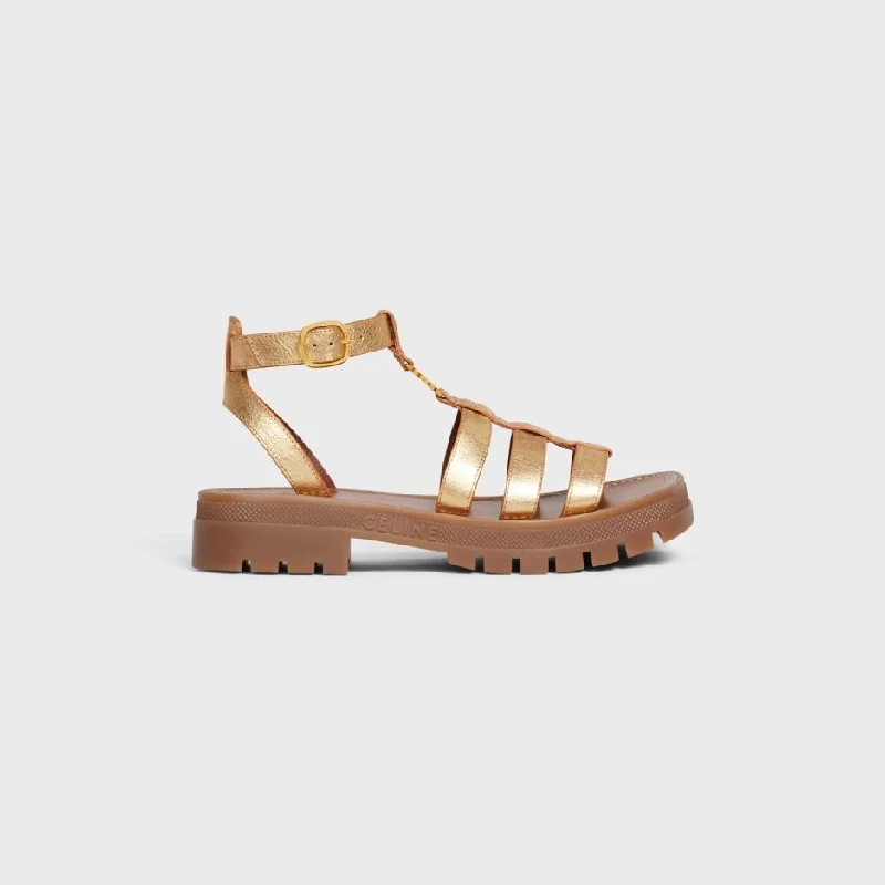 CELINE Clea Triomphe Gladiator Sandal - Women's Size