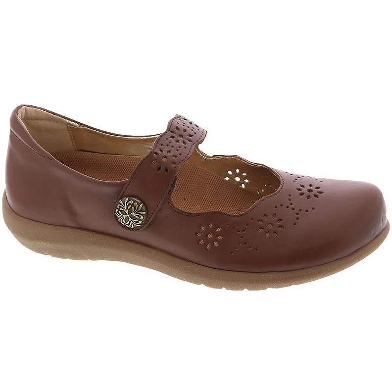 David Tate Womens Bev Padded Insole Leather Mary Janes