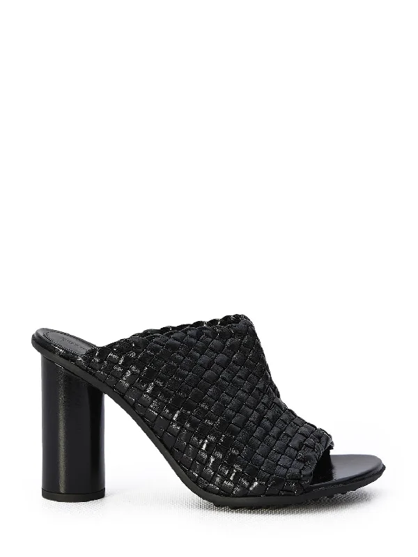 BOTTEGA VENETA Atomic Sandals with Open Toe and Cylinder Heel - 9.5cm