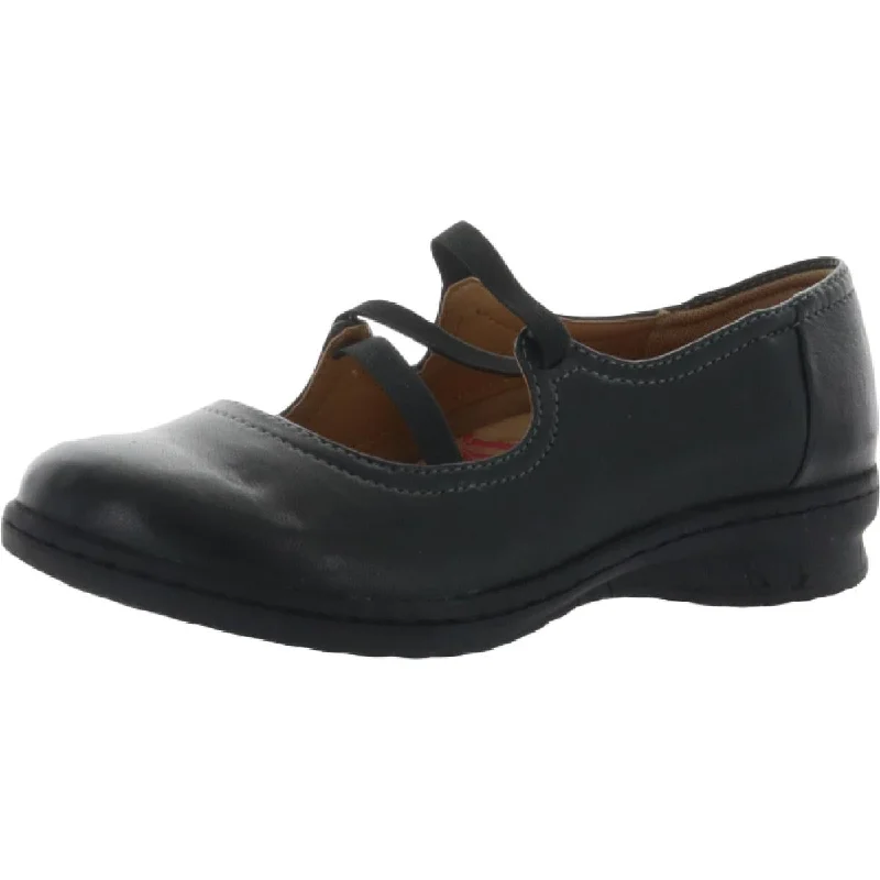 Comfortiva Womens Farmington Leather Slip On Mary Janes