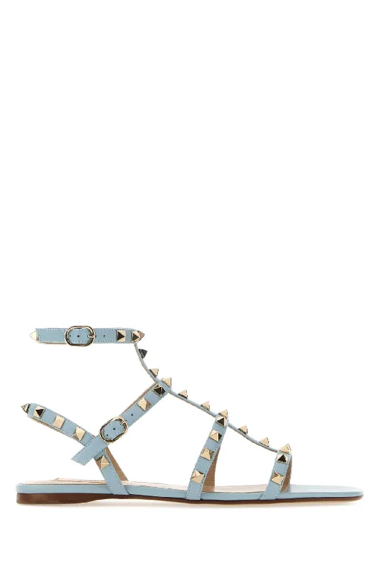 VALENTINO GARAVANI Rockstud Leather Sandals for Women