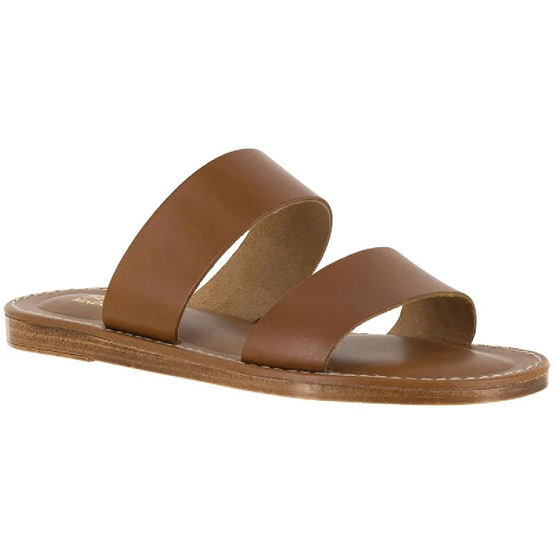 Bella Vita Womens Imo-Italy Slip On Open Toe Slide Sandals