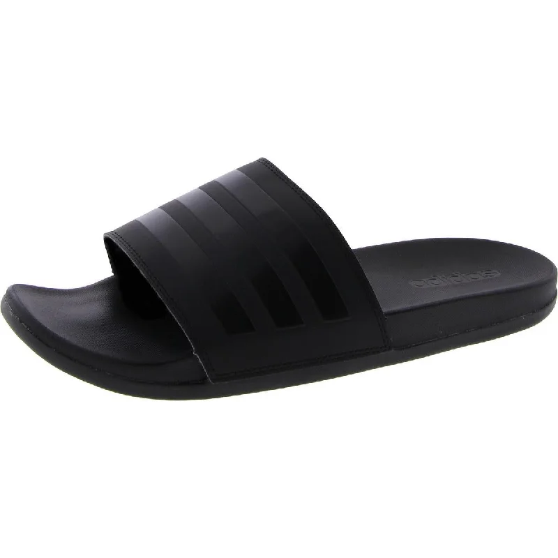 Adidas Mens Slip On Open Toe Slide Sandals