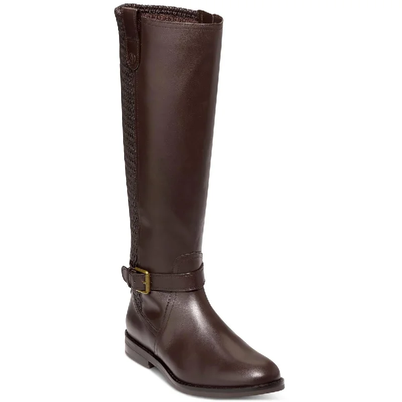 Cape Stretch Boot Womens Leather Knee-High Boots