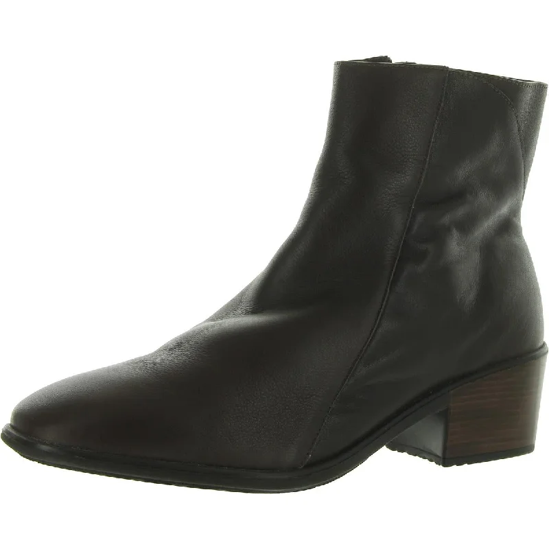 Goodie Womens Zip Up Slip On Ankle Boots