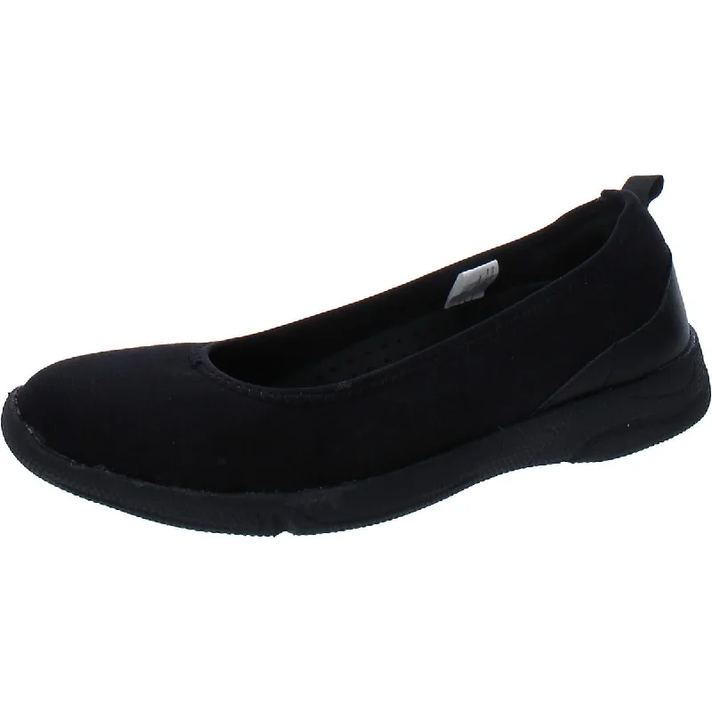 Dearfoams Womens Mia Round Toe Slip On Ballet Flats