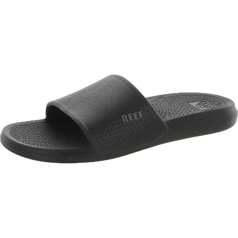 Reef Mens Oasis Slide Open Toe Slip On Slide Sandals